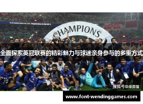 全面探索英冠联赛的精彩魅力与球迷亲身参与的多重方式