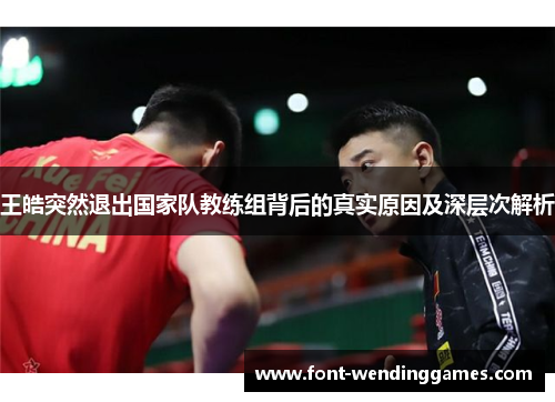 王皓突然退出国家队教练组背后的真实原因及深层次解析